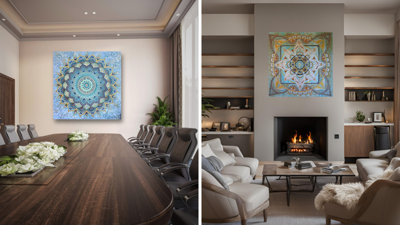 Mandala element VODA